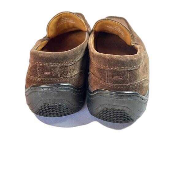 Tommy Bahama Men\'s Espresso Suede Slip-On Driving Loafers Rubber Soles 9M‎